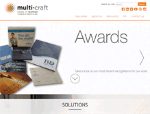 Tablet Screenshot of multi-craft.com